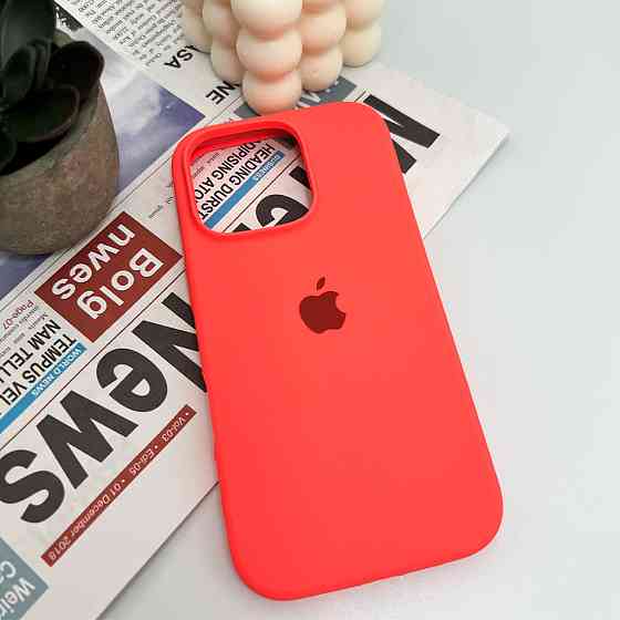 Чохол для смартфона Silicone Full Case AA Open Cam for Apple iPhone 16 Pro Max 43,Berry Red Киев