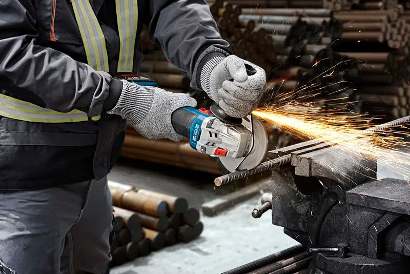 Набір акумуляторних інструментів Bosch 18V: GSR 185-LI, GWS 18V-8, GBH 18V-22, 3×4 А·год Київ - фото 4