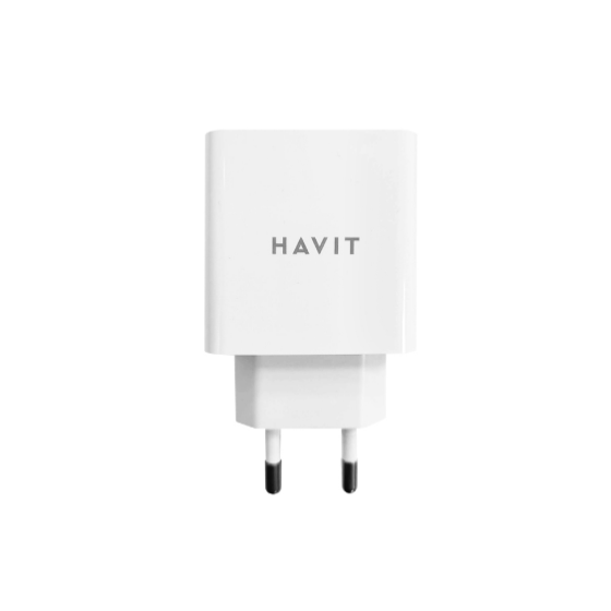 Зарядний пристрій мережевий USB 3,1А QC 18W білий Havit HV-UC1015 Житомир
