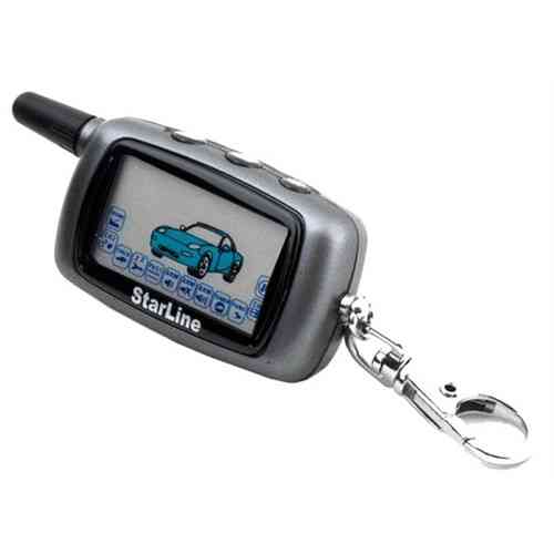 Брелок‑пейджер StarLine A6 з ЖК-дисплеєм, двосторонній зв’язок, живлення від батарейки AAA, компактний корпус Київ