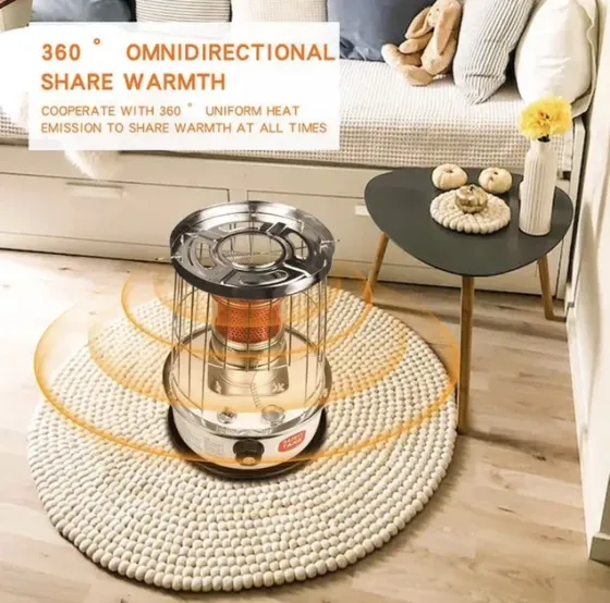 Керосиновый обогреватель Turbo WKH-3300 3КВ для обогрева и приготовления пищи Одесса