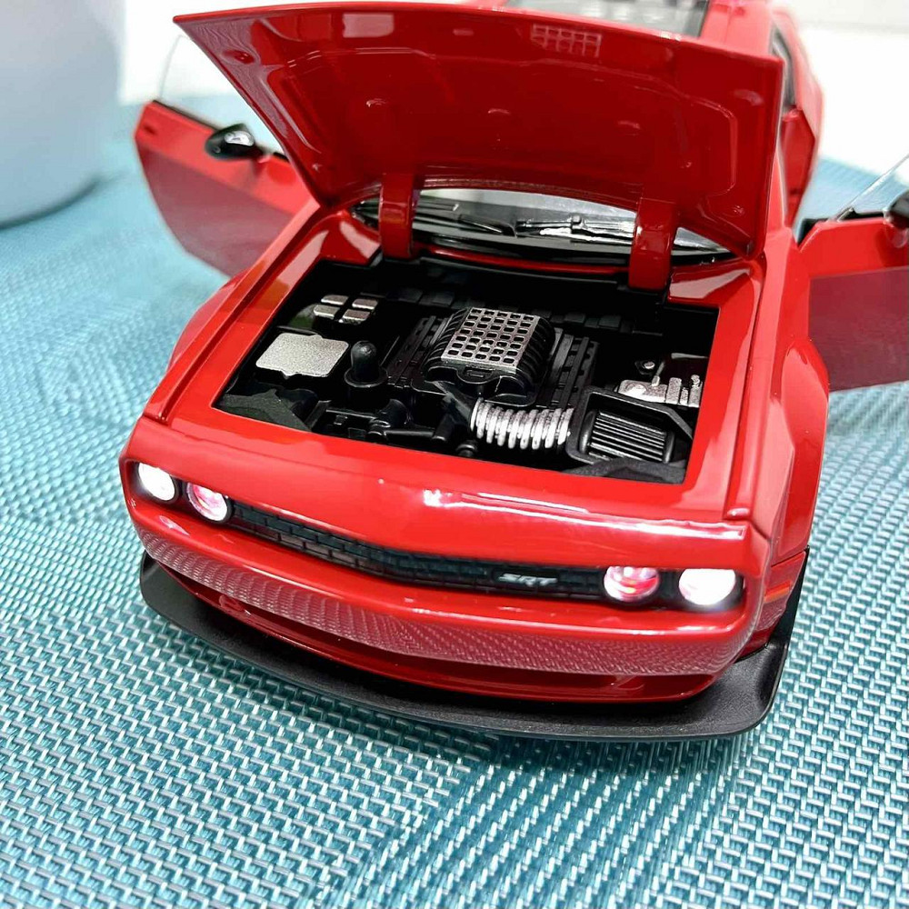 Машинка металева Авто Експерт Chevrolet Camaro 1:24 відчиняються двері капот багажник світло/звук Червона (GT-12099) Чернігів - фото 5