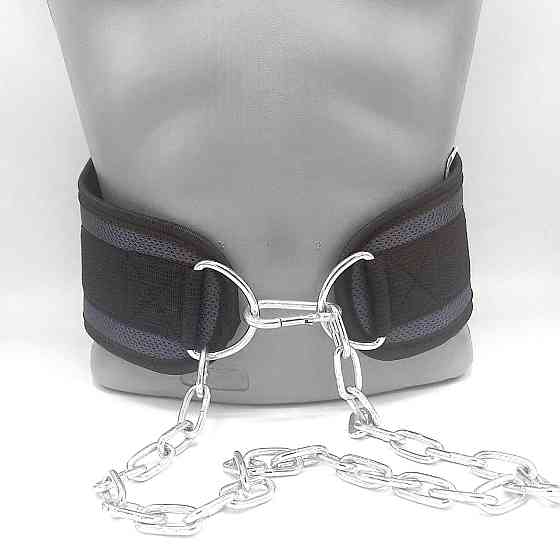 Пояс для обтяжень з ланцюгом MadMax MFA-290 неопреновий Dark grey/Orange Кам'янське