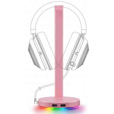 Подставка для гарнитуры Razer Base Station V2 Chroma Quartz (RC21-01510200-R3M1) Винница