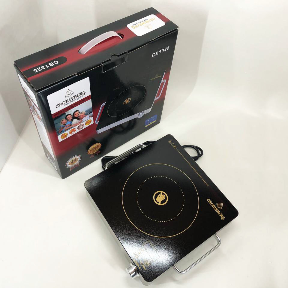 Бытовая переносная электроплита Crownberg CB-1325, Плиты настольные для кухни переносные IE-90 Львов - изображение 2