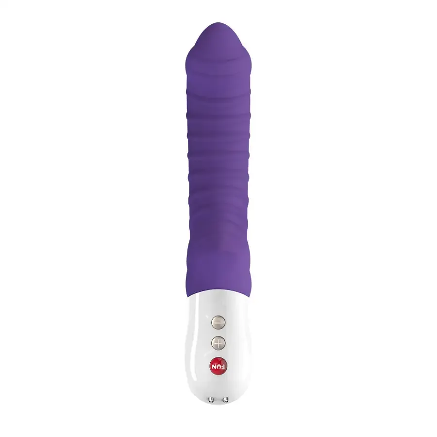 Вібратор для точки G Fun Factory TIGER violet, ребристий, підходить для анальної стимуляції Львів - фото 2