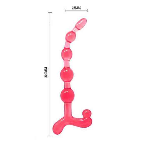 Анальні намиста "Bendy twist" BI-040005 0101S Sex Aura Київ