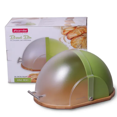 Хлібниця 36,5*26,5*19см бамбук/пластик мікс 1100 KAMILLE Житомир - фото 9