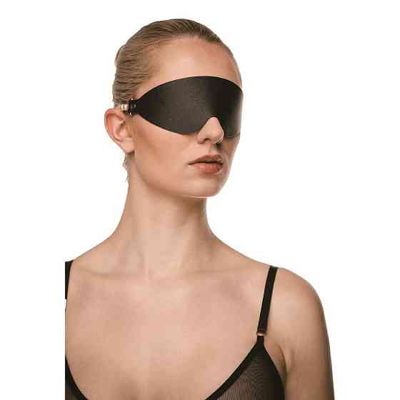 Маска BDSM Boudoir Pearl Blindfold Guilty Pleasure, чорно-золота Sex Aura Київ