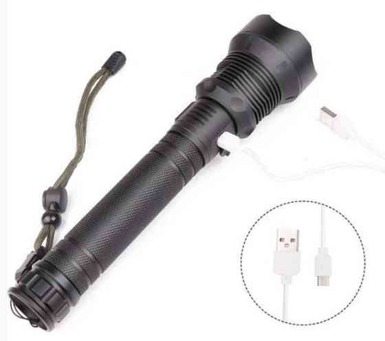 Фонарь ручной аккумуляторный Xanes 1282 XHP70 Фонарик Киев