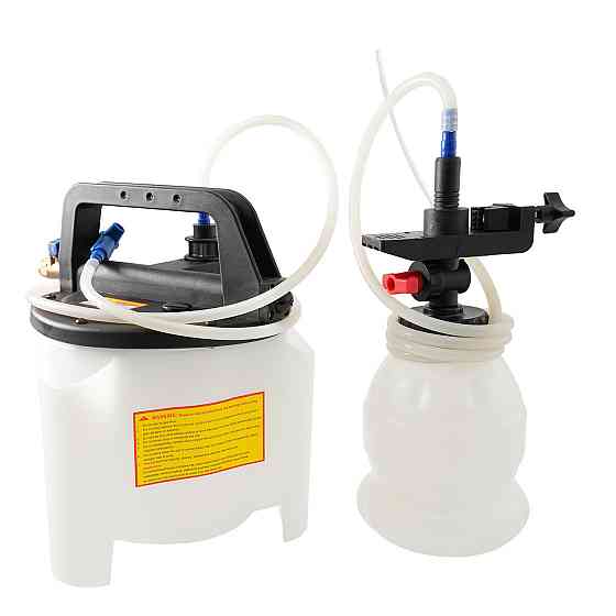 Пневматична установка для заміни гальмівної рідини та рідини зчеплення бак 2 л для нової рідини й 1 л для Одеса