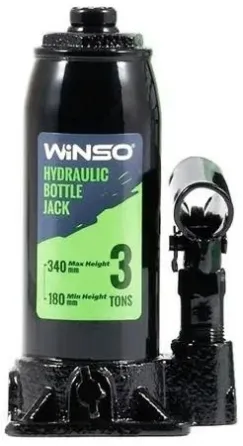 Домкрат гідравлічний телескопічний WINSO 3 т, 180–340 мм (170310) Ковель