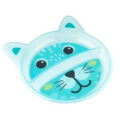 Тарелка детская Canpol babies Зверюшки Бирюзова 2 отделения (74/005) Винница