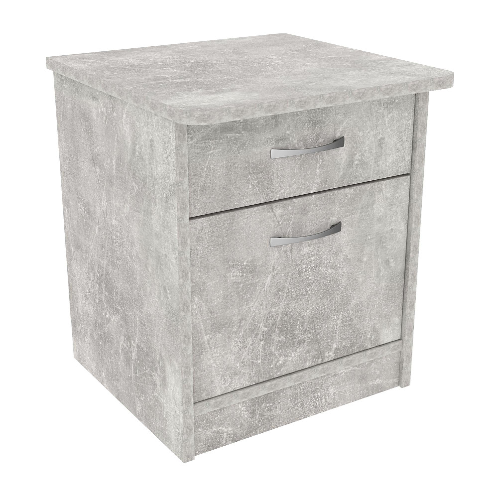 Тумба прикроватная Диана, Бетон, 400/400/470 Львов - изображение 1