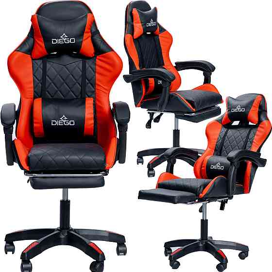 Крісло геймерське DIEGO AERO Black-Red Київ
