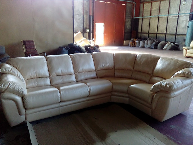 Диван кутовий шкіряний (кожаный) розкладний модель 304 A OLGA SECTIONAL Ужгород - фото 2