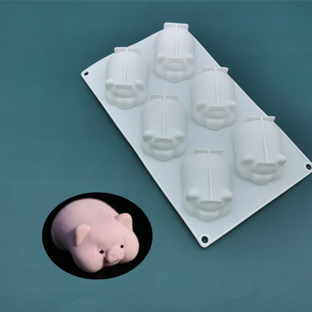 Молд силиконовый Поросята 200 на 170 мм белый Киев - изображение 10