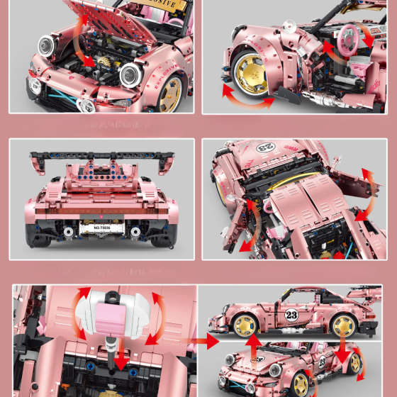 Конструктор Спортивна машина Porsche GT3 GTR на 2368 деталей Кам'янець-Подільський