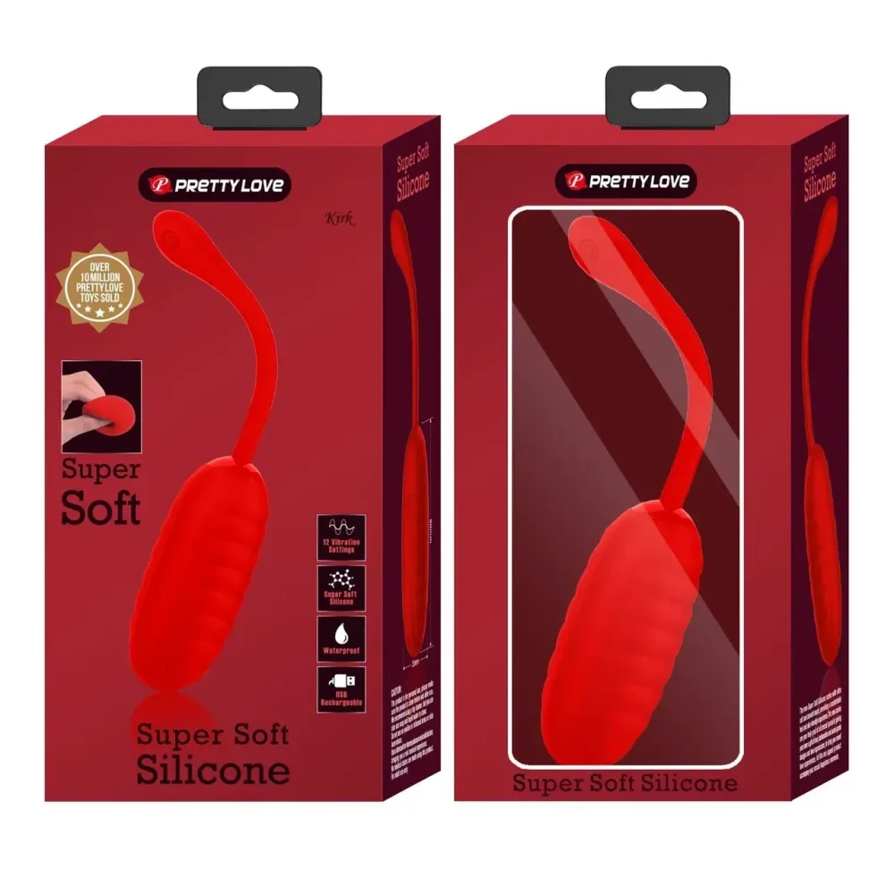 Виброяйцо серии Pretty Love - Kirk EGG Red, BI-014654-2 Sex Aura Киев - изображение 10