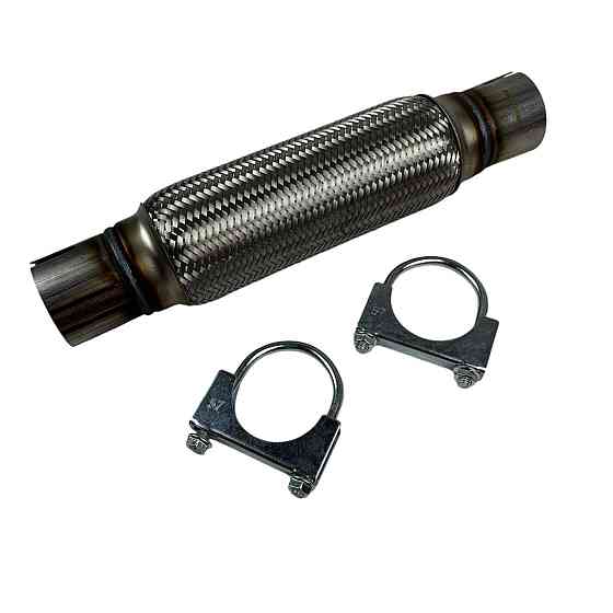 Гофра 55х250x350 крепление под хомут в сборе AGK глушителя Мукачево