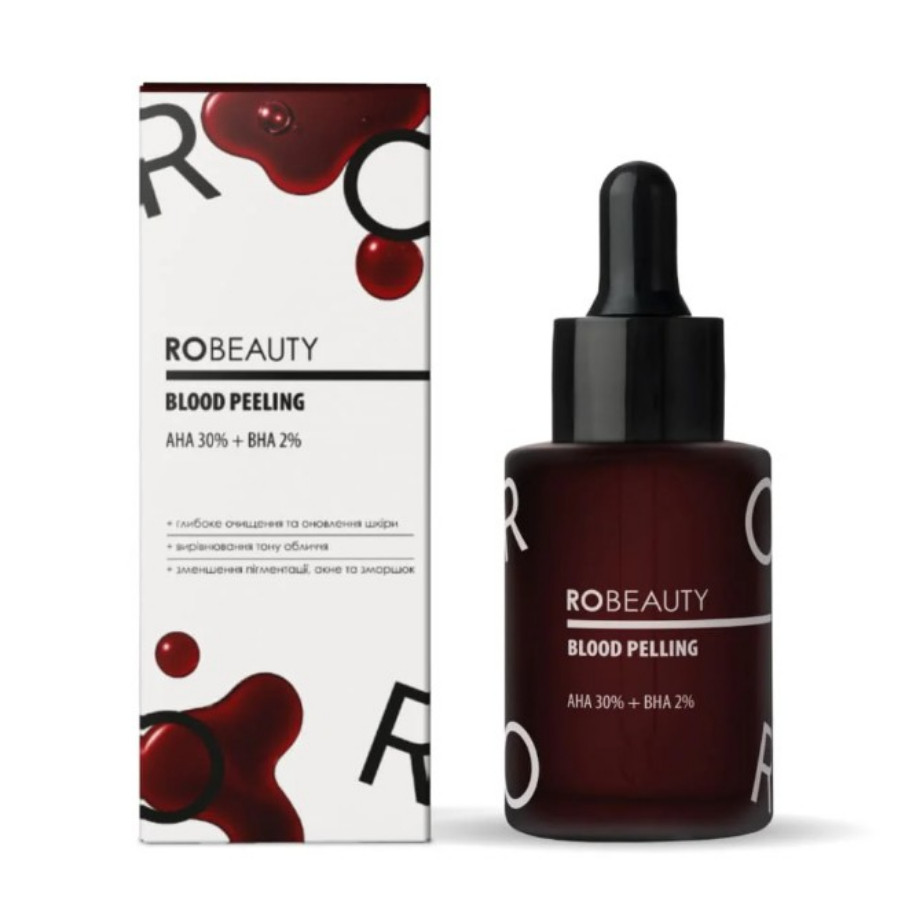 Профессиональный пилинг для лица AHA+BHA RoBeauty 30 мл Киев - изображение 2