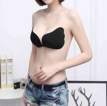 Бюстгальтер fly bra женский на силиконе черный B Киев
