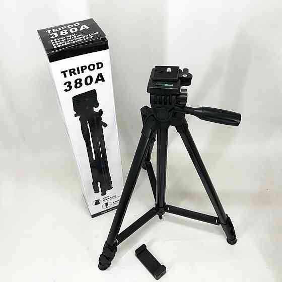Штатив для блоггера TriPod 380A 0.50-1.35м, Штатив с устойчивой конструкцией для студии HX-19 Львов
