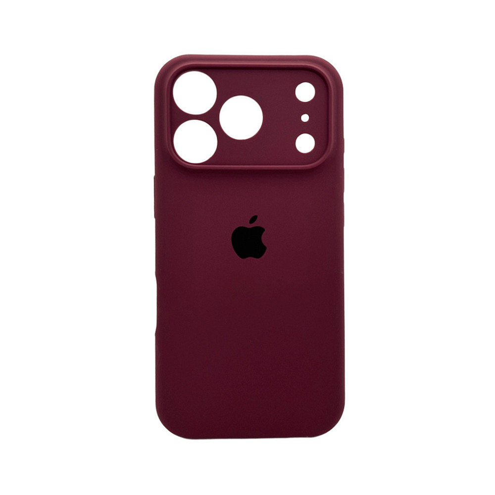 Чохол для смартфона Silicone Full Case AA Camera Protect for Apple iPhone 17 Pro Max 35,Maroon Київ - фото 1