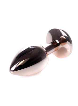 Анальна пробка - Jewellery Red Gold PLUG- Clear Sex Aura Київ