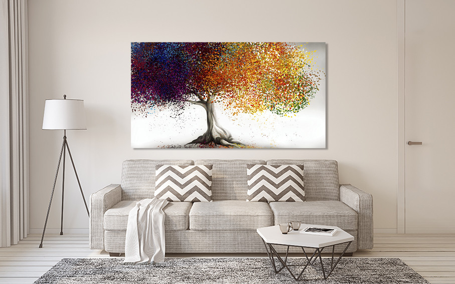 Картина холст в гостиную / спальню   Осінній пейзаж    MLP_342 80х160см Киев - изображение 2