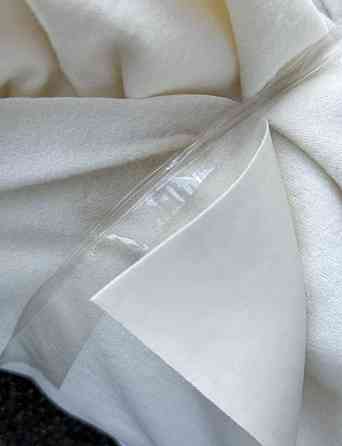 Ткань / опт / кожзам белый - от 3 м. Киев