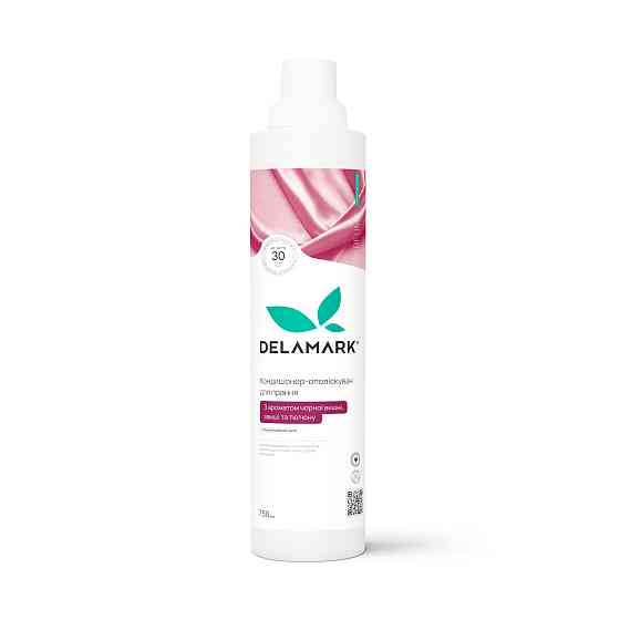 Кондиціонер-ополіскувач з ароматом чорної вишні, замші та тютюну DeLaMark 0,75 л Київ