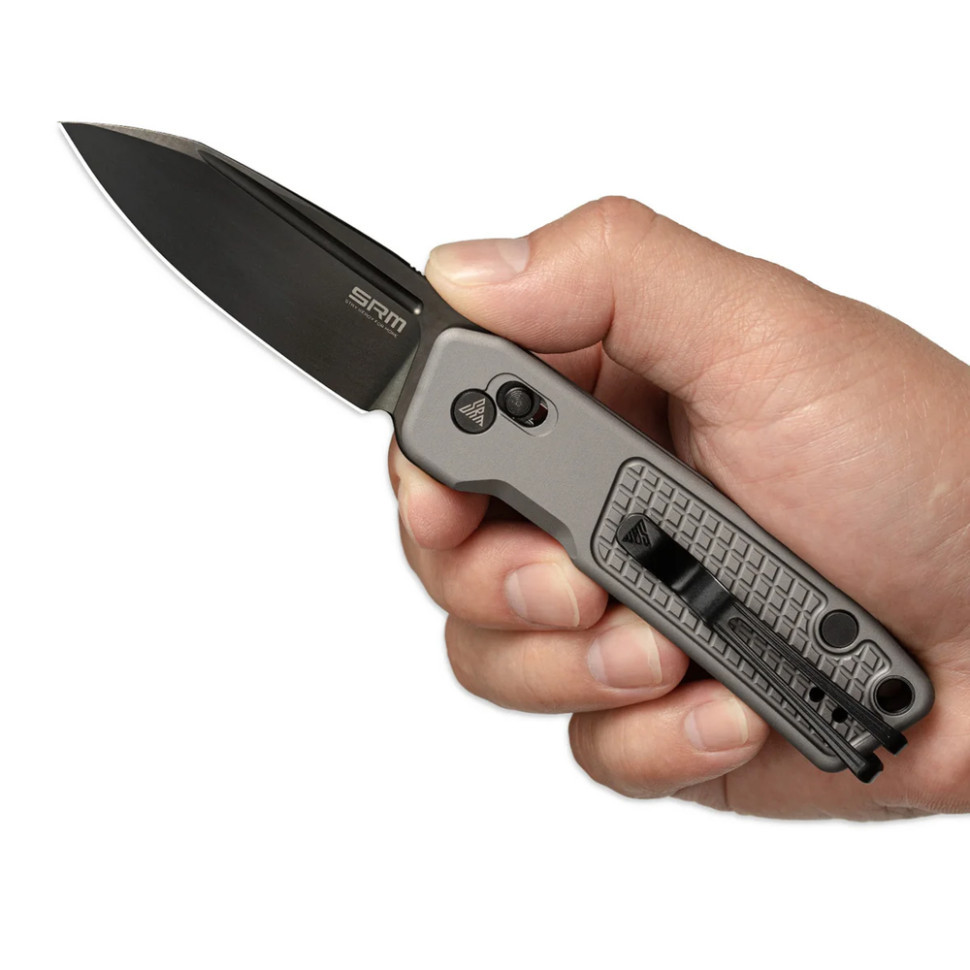 Ніж складаний кишеньковий SRM Scout 7229-AK (6.9 см) 14C28N / алюміній сірий Київ - фото 8
