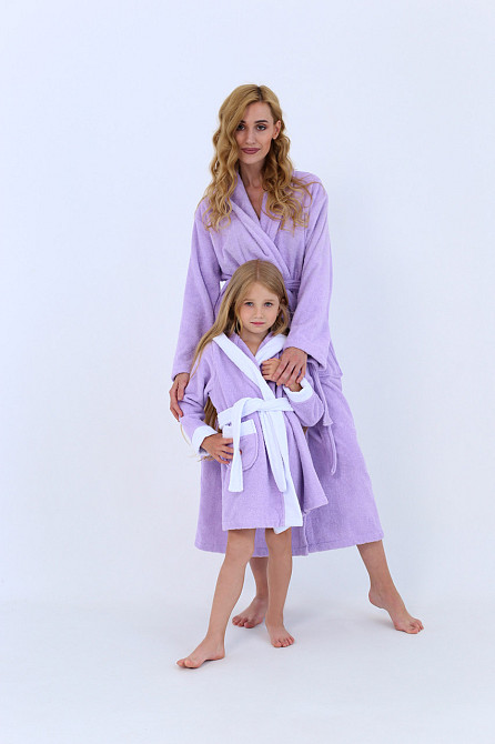 Халат банный Ideal Textile махровый Ideal Textile лиловый (56860498) Черновцы - изображение 6