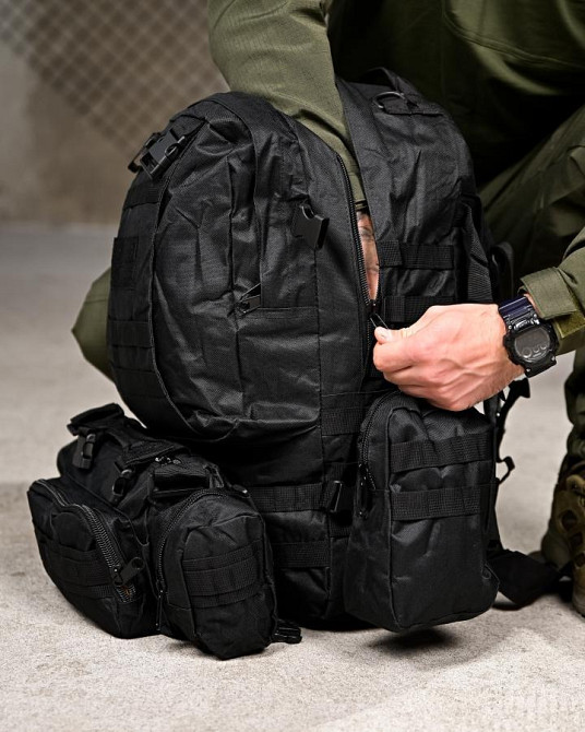 Рюкзак тактичний bresh black 55Л ПП8053 Одеса - фото 4