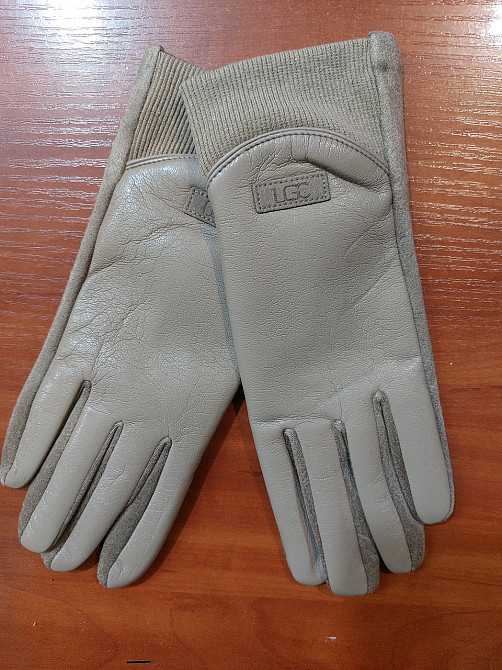 Рукавички жіночі сенсорні one size кавовий Київ - фото 3