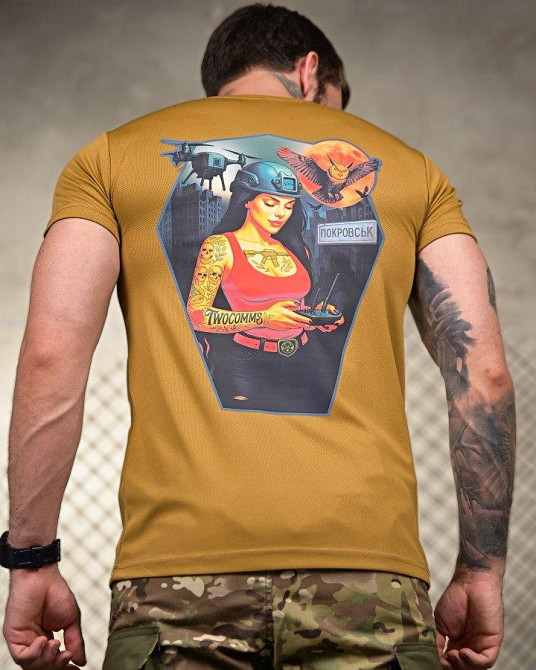 Тактична потовідвідна футболка Поліпок coyot ПП4678 Одеса - фото 4