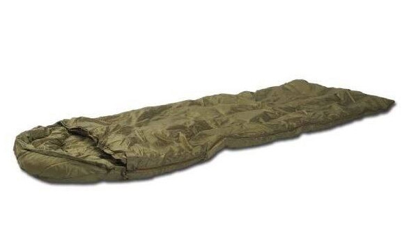 Легкий стьобаний спальний мішок Mil-Tec Спальник 190 x 75 x 30см Оливковий Вінниця - фото 1
