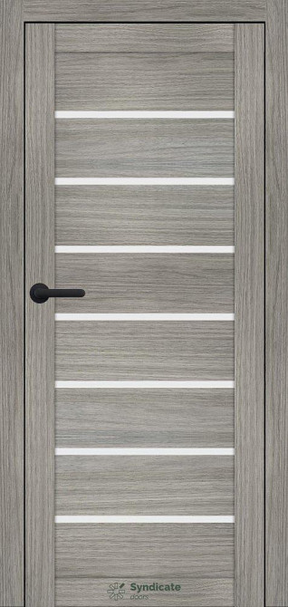 Двери SD-PVC-102 Syndicate Doors венге модерна стекло Сатин Киев - изображение 1