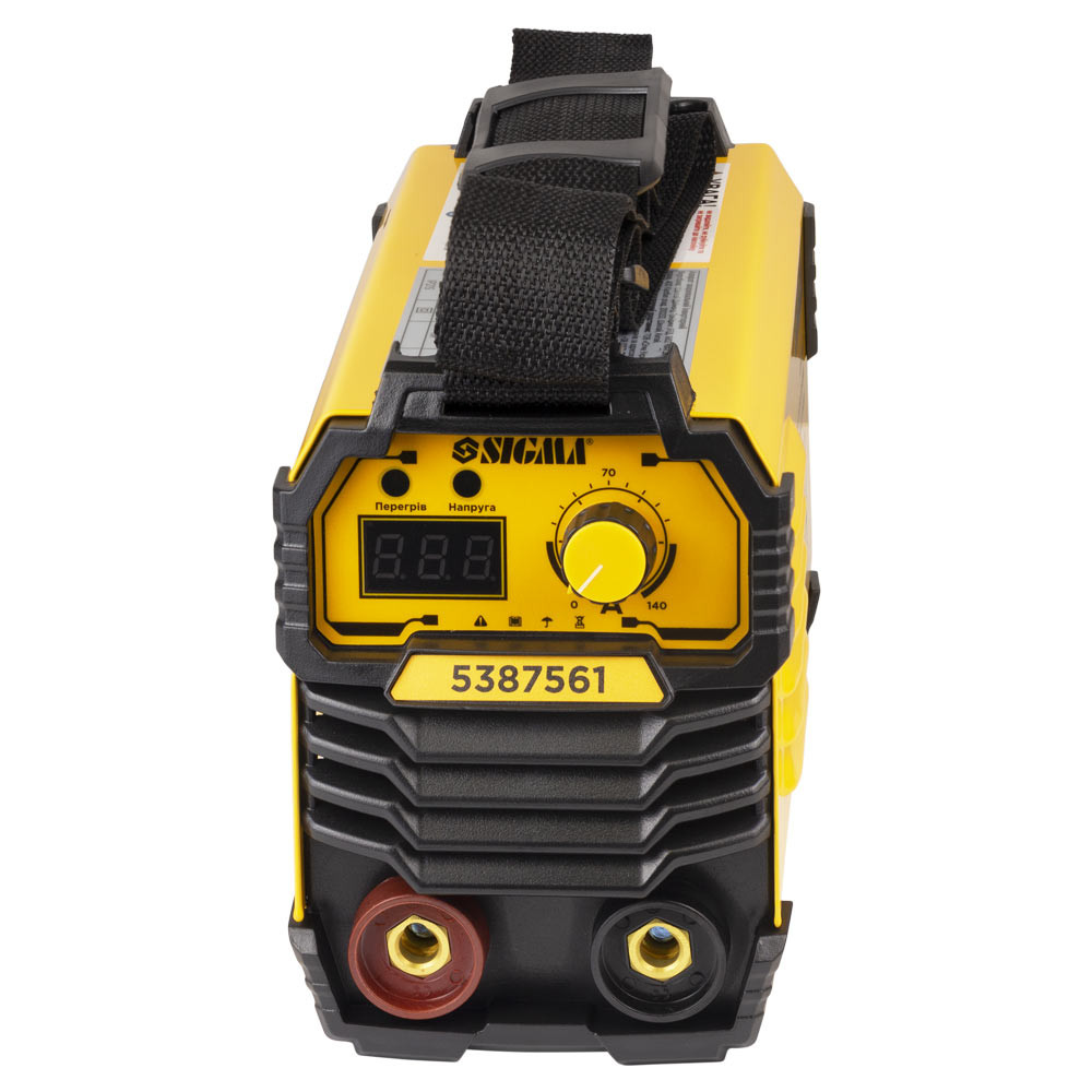 Sigma Аппарат сварочный инверторный ММА-140А электрод 4мм дисплей SIGMA (5387561) Коломия - фото 8