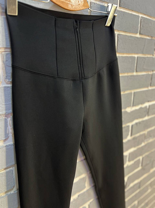 Лосины женские Kenalin 88-2 корсет на молнии дайвинг формующие утепленные на меху черные, черный, 5XL Киев - изображение 4