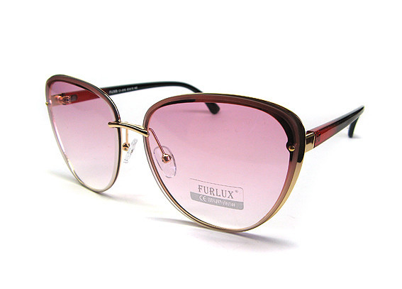 Окуляри сонцезахисні жіночі рожеві великі Furlux Київ - фото 1