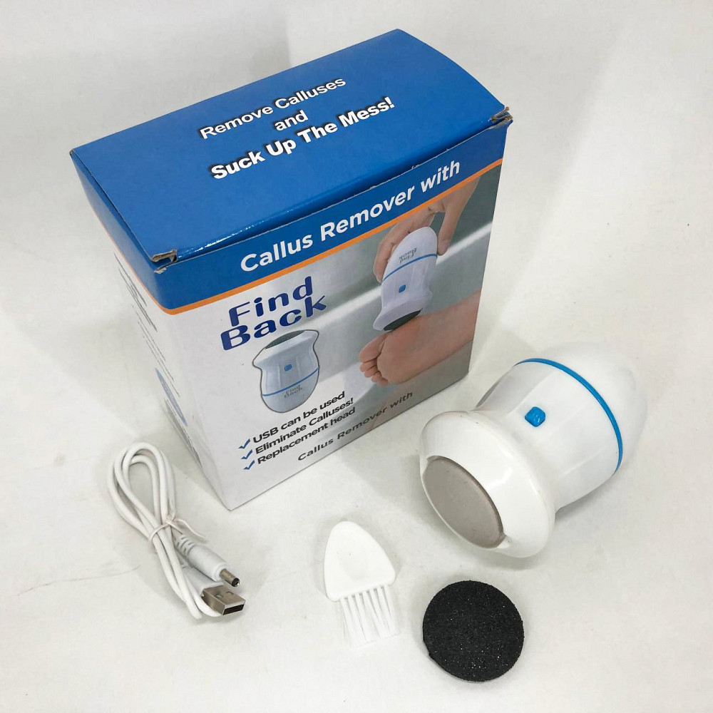 Насадка пемза для п'ят Pedi, Пилка для ступень Електрична пемза ніг з насадками KJ-75 Львів - фото 7