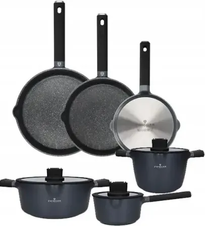 Zwieger Vesna Набір каструль 16 22 28cm + Сковорідка 20/24/28cm (ZVESNA29) Київ