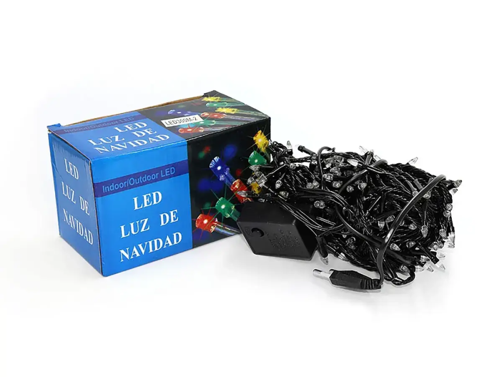 Гірлянда чорний провід прозора конічна лампа 200LED (мікс) LED200M-2 9 м з 8 режимами для дому Одеса - фото 2