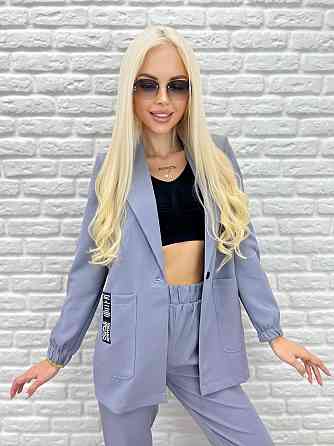 Жіночий повсякденний костюм "Altera" оптом | Норма і батал | Розпродаж моделі Сірий, 50-52 Київ