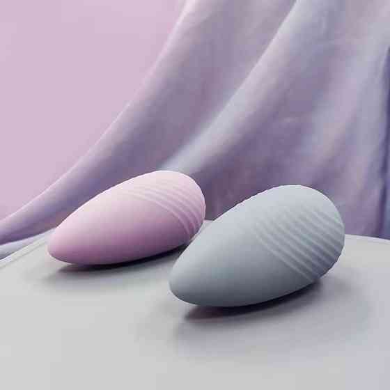 Вибратор для клитора с рельефом Sweet Em Velvet Lure, синий Sex Aura Киев