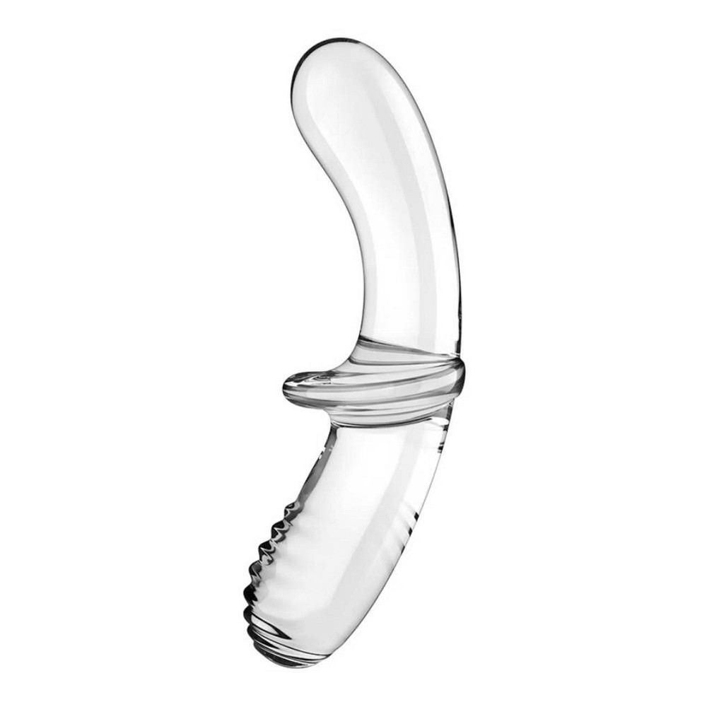 Фалоімітатор - Satisfyer Double Crystal Transparent Sex Aura Київ - фото 2