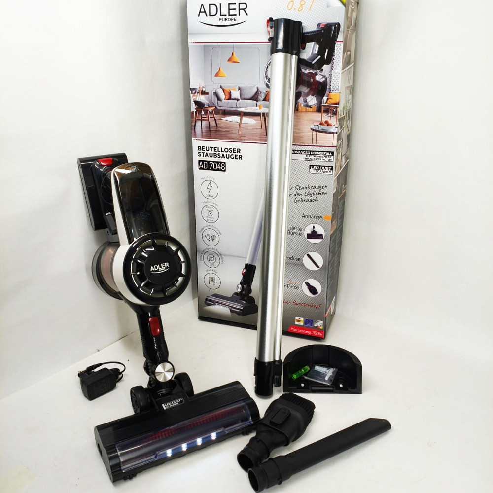 Вертикальный циклонный пылесос Adler, Удобный ручной пылесос без мешка Вертикальный щеточный ME-36 Львов - изображение 8