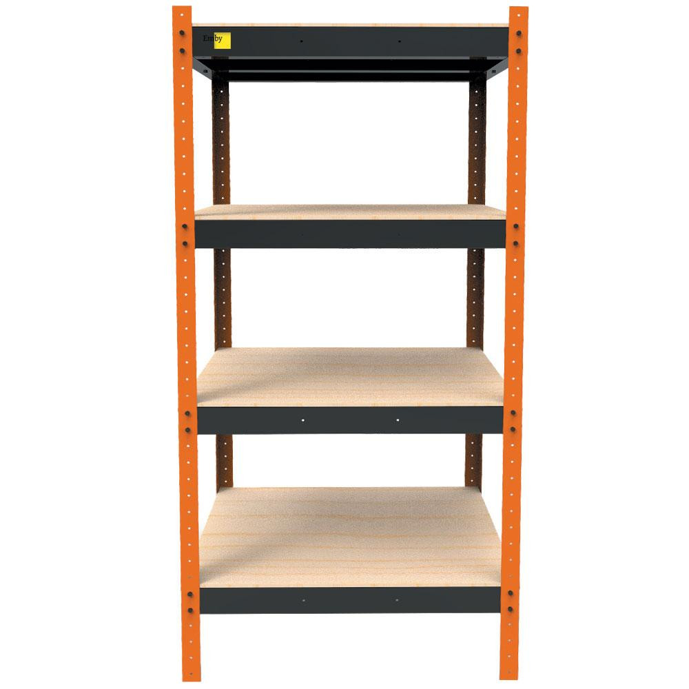Металлический усиленный стеллаж Emby Heavy Series (размер 2000х900x600мм) 4 полки ДСП до 300кг Киев - изображение 3